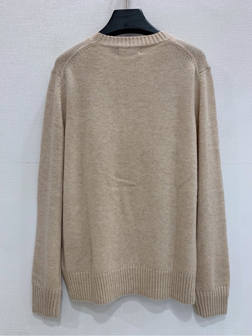 Polo by Ralph Lauren Beige Crewneck Sweater with Teddy Patch - Picture 5 of 8